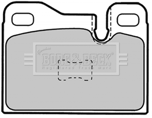 Brake Pad Set, disc brake (BBP1337)