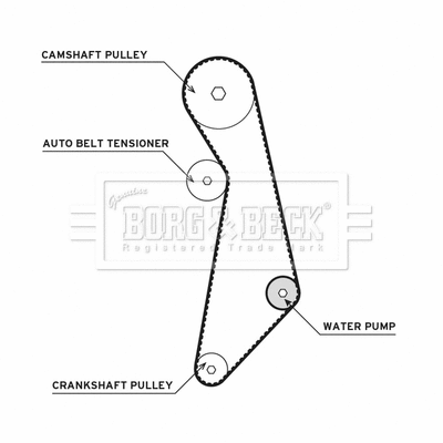 Water Pump & Timing Belt Kit (BTW1027)