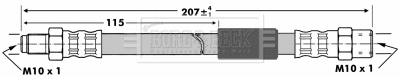 Brake Hose (BBH6846)