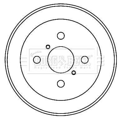 Brake Drum (BBR7231)