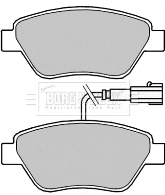 Brake Pad Set, disc brake (BBP2243)