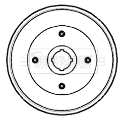 Brake Drum (BBR7103)