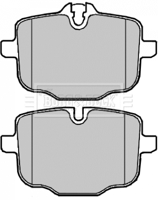 Brake Pad Set, disc brake (BBP2226)