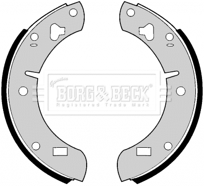 Brake Shoe Set (BBS6170)