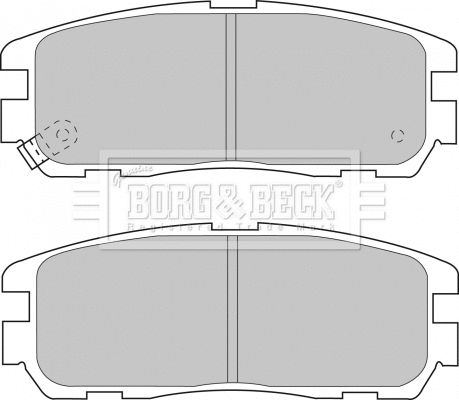 Brake Pad Set, disc brake (BBP1517)