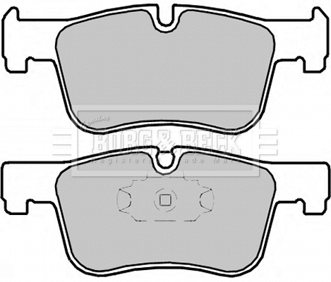 Brake Pad Set, disc brake (BBP2334)