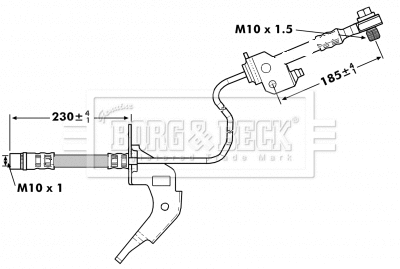 Brake Hose (BBH7121)