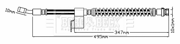 Brake Hose (BBH8791)