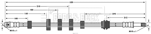 Brake Hose (BBH7572)