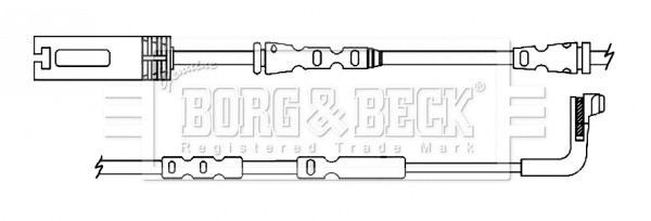Warning Contact, brake pad wear