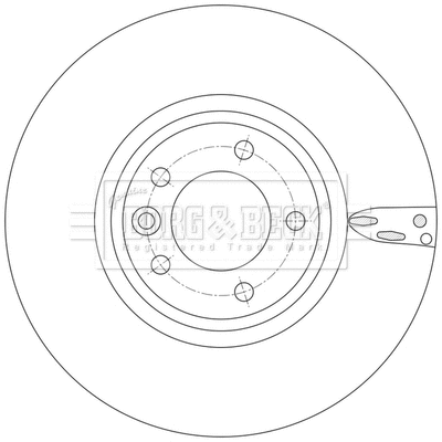 Brake Disc (BBD6243S)