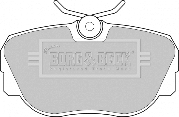 Brake Pad Set, disc brake (BBP1119)