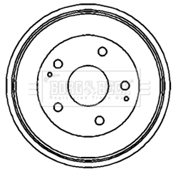 Brake Drum (BBR7147)