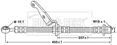 Brake Hose (BBH6784)
