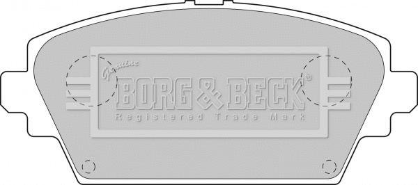 Brake Pad Set, disc brake (BBP1811)