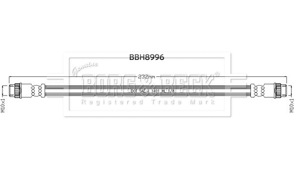 Brake Hose (BBH8996)