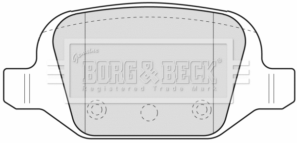 Brake Pad Set, disc brake (BBP1775)