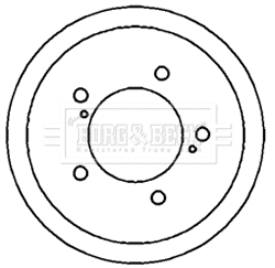 Brake Drum (BBR7178)