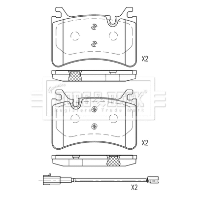Brake Pad Set, disc brake