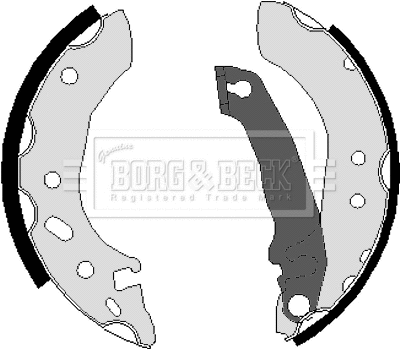 Brake Shoe Set (BBS6036)