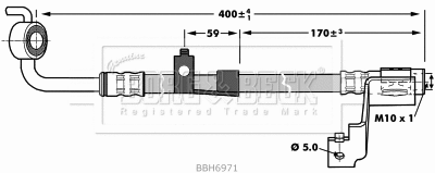 Brake Hose (BBH6971)