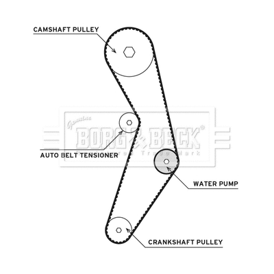 Water Pump & Timing Belt Kit (BTW1073)