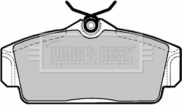 Brake Pad Set, disc brake (BBP1672)