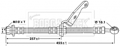 Brake Hose (BBH6783)