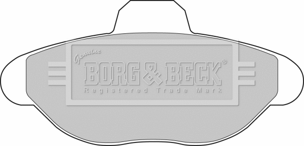 Brake Pad Set, disc brake (BBP1391)