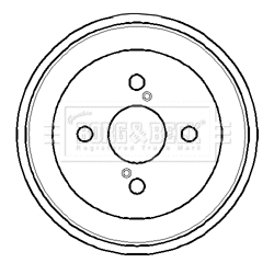Brake Drum (BBR7108)