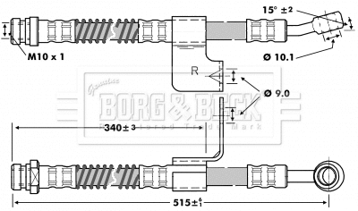 Brake Hose (BBH6800)