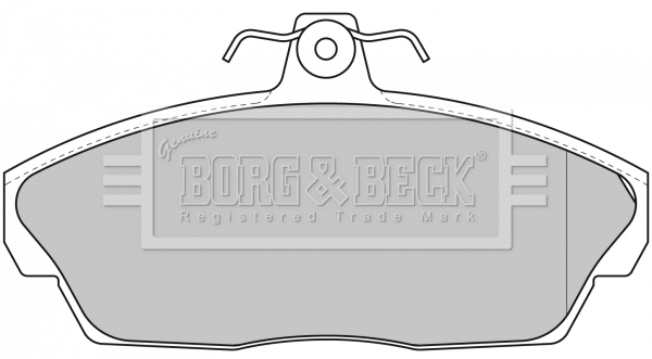 Brake Pad Set, disc brake (BBP1662)