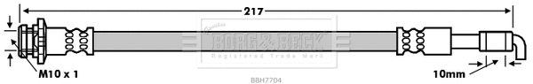 Brake Hose (BBH7704)