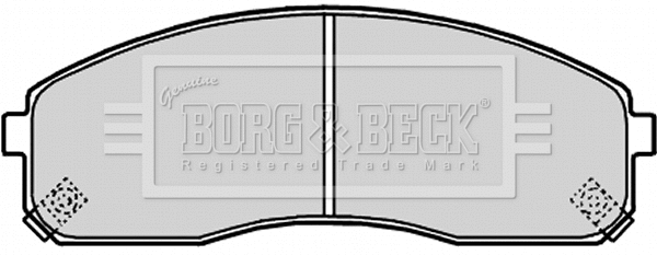 Brake Pad Set, disc brake (BBP2180)