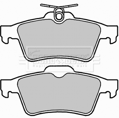 Brake Pad Set, disc brake (BBP2288)