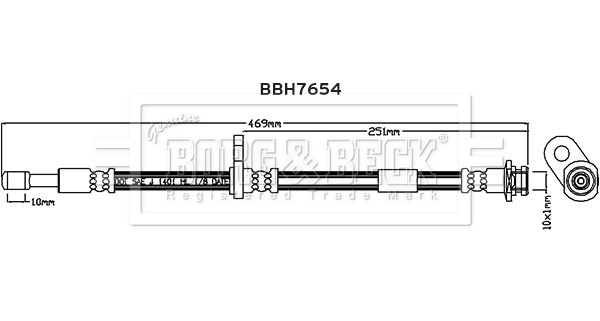 Brake Hose (BBH7654)