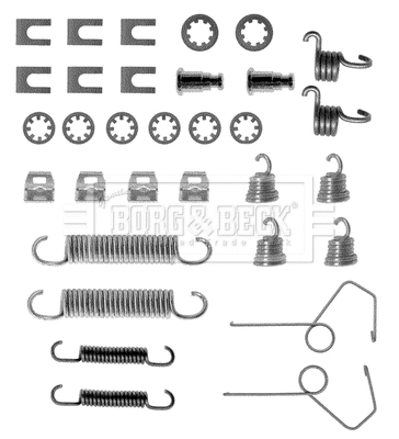 Accessory Kit, brake shoes (BBK6091)