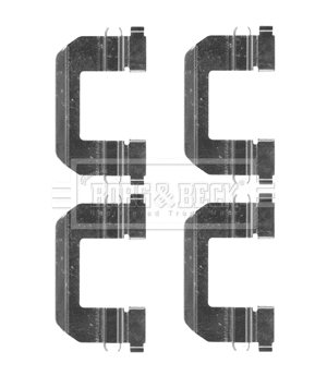 Accessory Kit, disc brake pad (BBK1507)