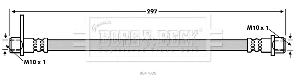 Brake Hose (BBH7828)