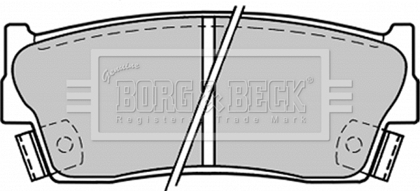 Brake Pad Set, disc brake (BBP1228)