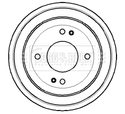 Brake Drum (BBR7052)