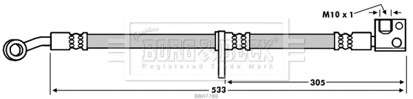 Brake Hose (BBH7788)