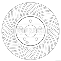 Brake Disc (BBD5811S)