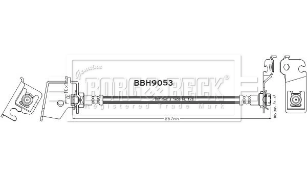 Brake Hose (BBH9053)