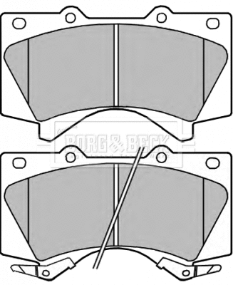 Brake Pad Set, disc brake (BBP2249)