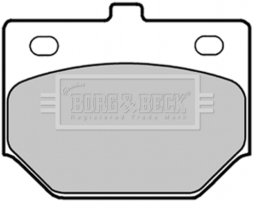 Brake Pad Set, disc brake (BBP1286)