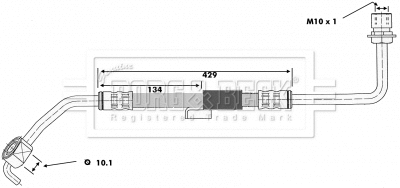 Brake Hose (BBH6178)