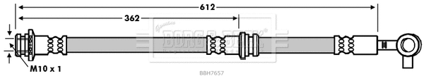 Brake Hose (BBH7657)