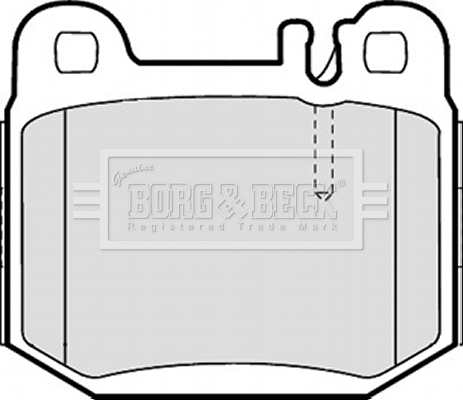 Brake Pad Set, disc brake (BBP1799)