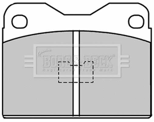 Brake Pad Set, disc brake (BBP1033)